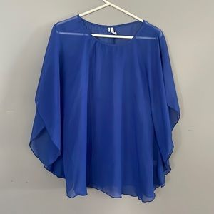 Womens Studio Y Blue Blouse